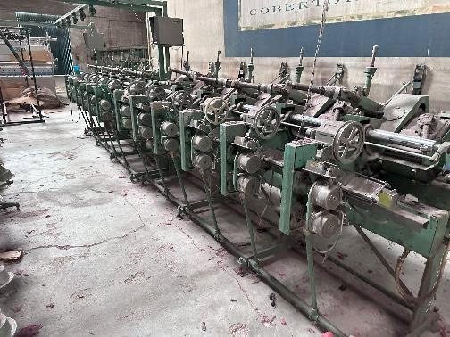 Gilbos, Savio, Volkmann, Saurer, Zerbo, Superba, Yarn Finishing, Winding, Twisting, and Steaming Installation