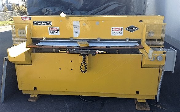 Samco, 70 Series, 70 Ton Capacity Press, 22x67 Inch Shuttle Table