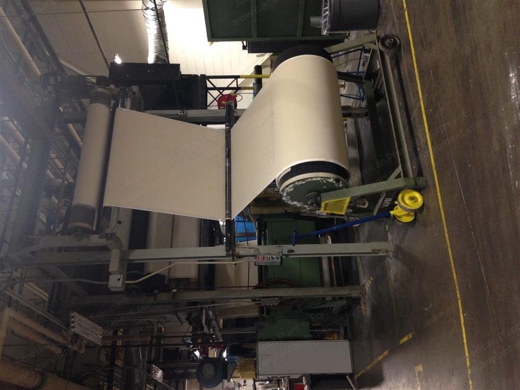 Kusters Embossing Calender, 2000mm Working Width, 2-Ton Hoists, Steam Box