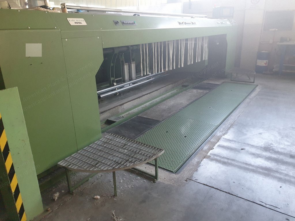 Karl Mayer, ELC O TENS / ZM-SP 2000/1250DNC, 2002, Sizing Machine and Fractional Warper, Width 2000mm to 4000mm, 10 Steam Cylinders, 16 Beam Creel