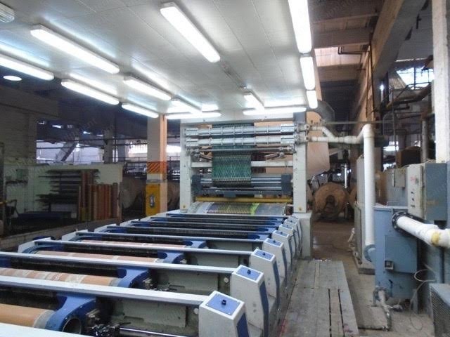 Reggiani Rotary Screen Printing Machine, 1850mm Width, 18 Colors, Year 2010