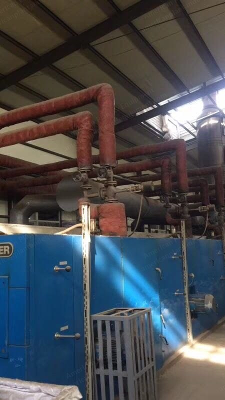 Bruckner Stenter, 2000, Working Width 2800mm, 6 Chambers, Oil Heated, Vertical Chain