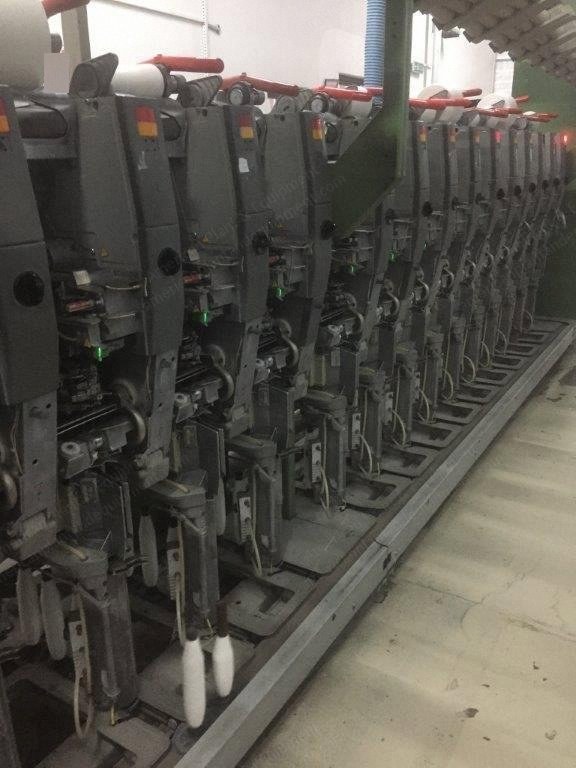 Zinser, 421E, 1997, Ring Spinning Machine, 580 Spindles, Linked with Schlafhorst 238 Winder