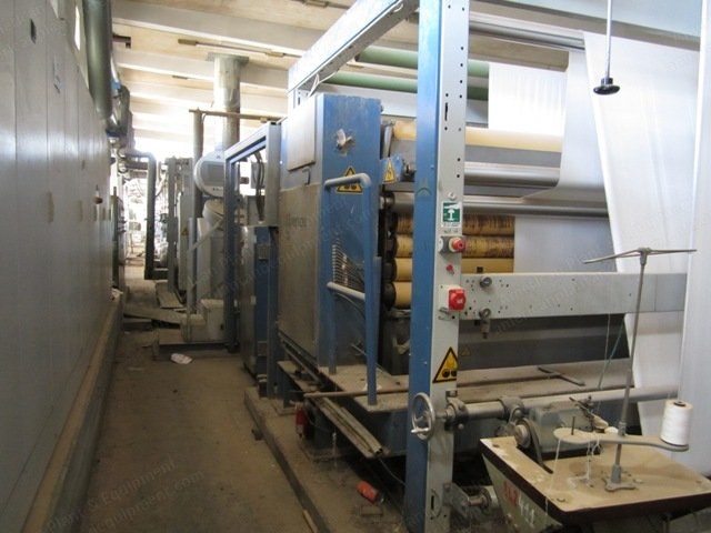 Monforts, Tenter, 2007, 3200mm Working Width, 6 Compartments, Oil Heated