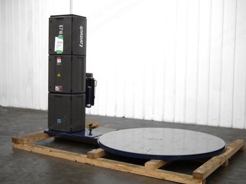 Lantech Stretch Wrapper, 115V, 92 Inch Mast, Turntable Carriage Speed Control