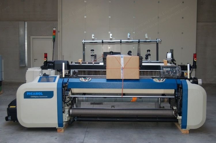 Picanol, Summum-4-R-190, 2011, Air Jet Weaving Loom, Working Width 1900mm, 4 Colors, Staubli Dobby S3260