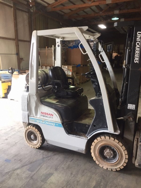 Nissan, P35, 2013, 3500 lbs Capacity, Triple Stage Mast, Dual Fuel