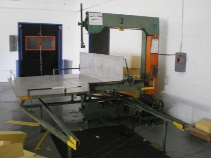 Femco, Small Vertical Foam Cutter, 1041mm Cut Height, 1219mm Blade Clearance, 2438mm Length