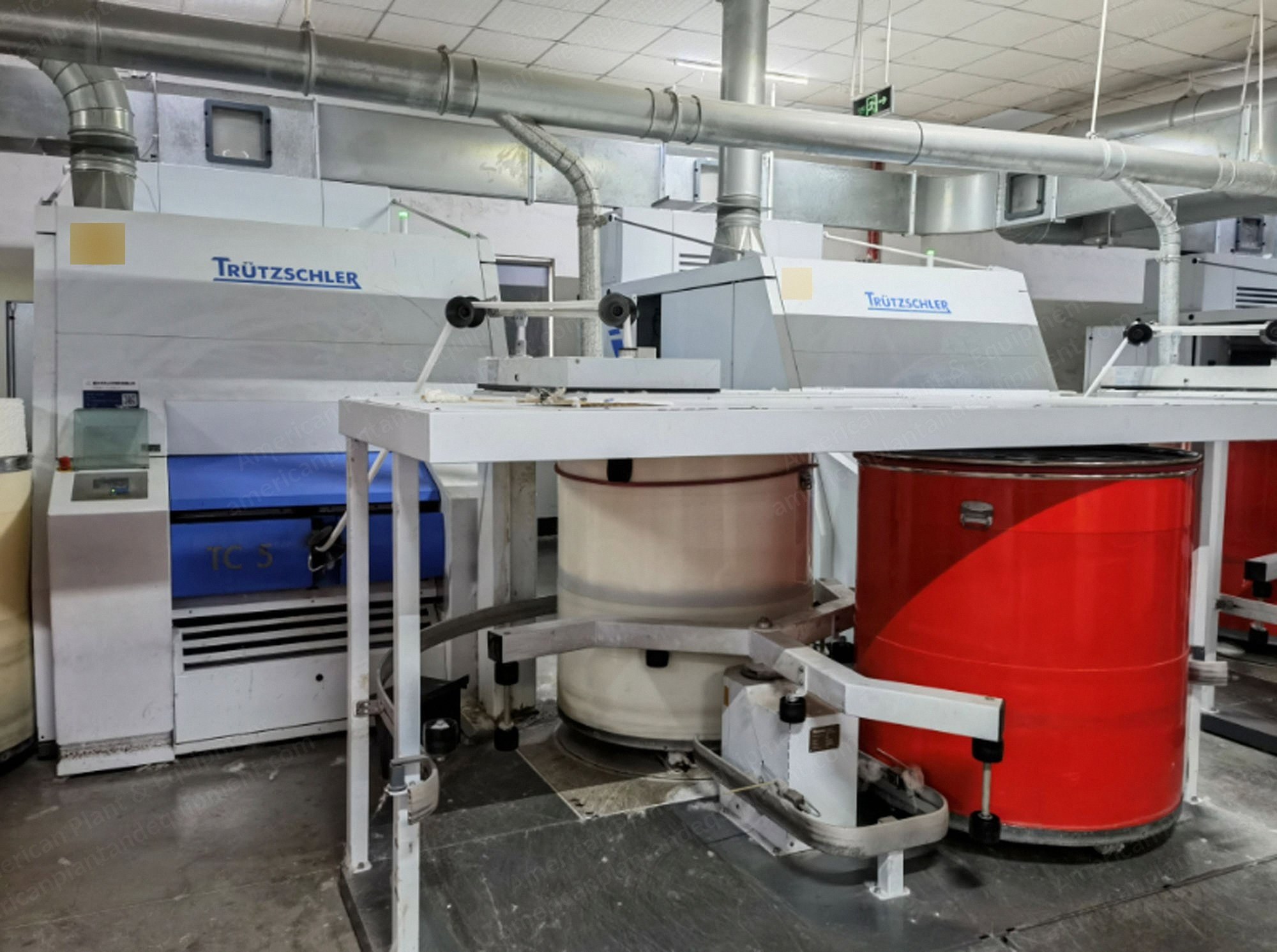 Trutzschler, TC5-1, 2012, Blow Room with 18 Sets Carding Machines, Can Size 100x110mm