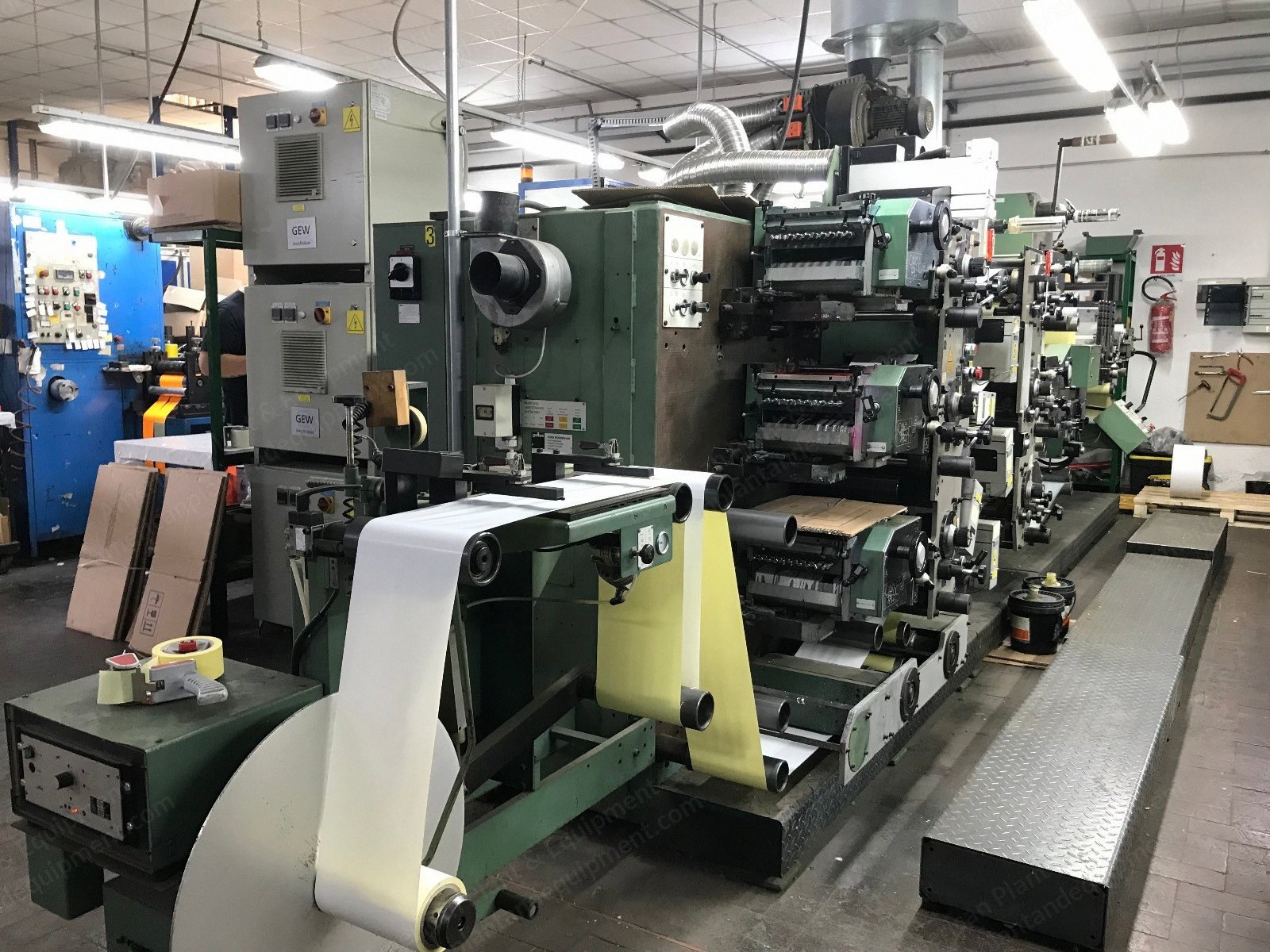 Gallus, R200 B, 1989, 5-Color Letterpress, 1-Color Flexo, 210mm Web Width
