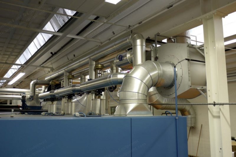 Santex Tenter Frame, 2003, 3400mm, 3 Zone, Vertical Pin, Oil Heated