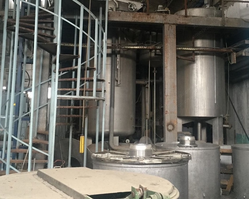 Thies, Stalam, Dettin, Yarn and Fiber Dyeing Plant, 1996 to 2005, Complete Dyeing, Drying and Centrifugal Line