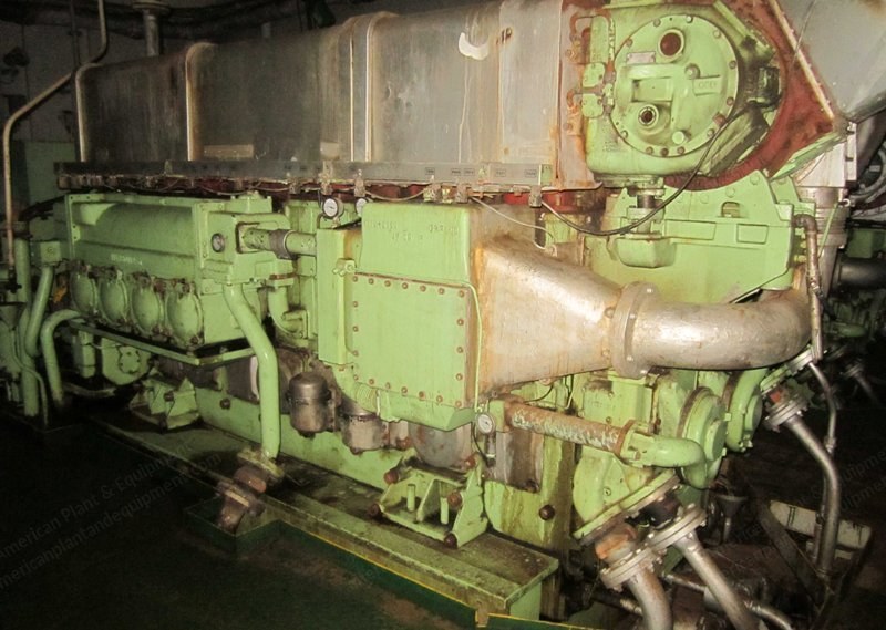 Wartsila, 6L 20 and 8L 20, 1997, Diesel Generators, 60 Hz, 1105 kVA to 1480 kVA, 900 RPM