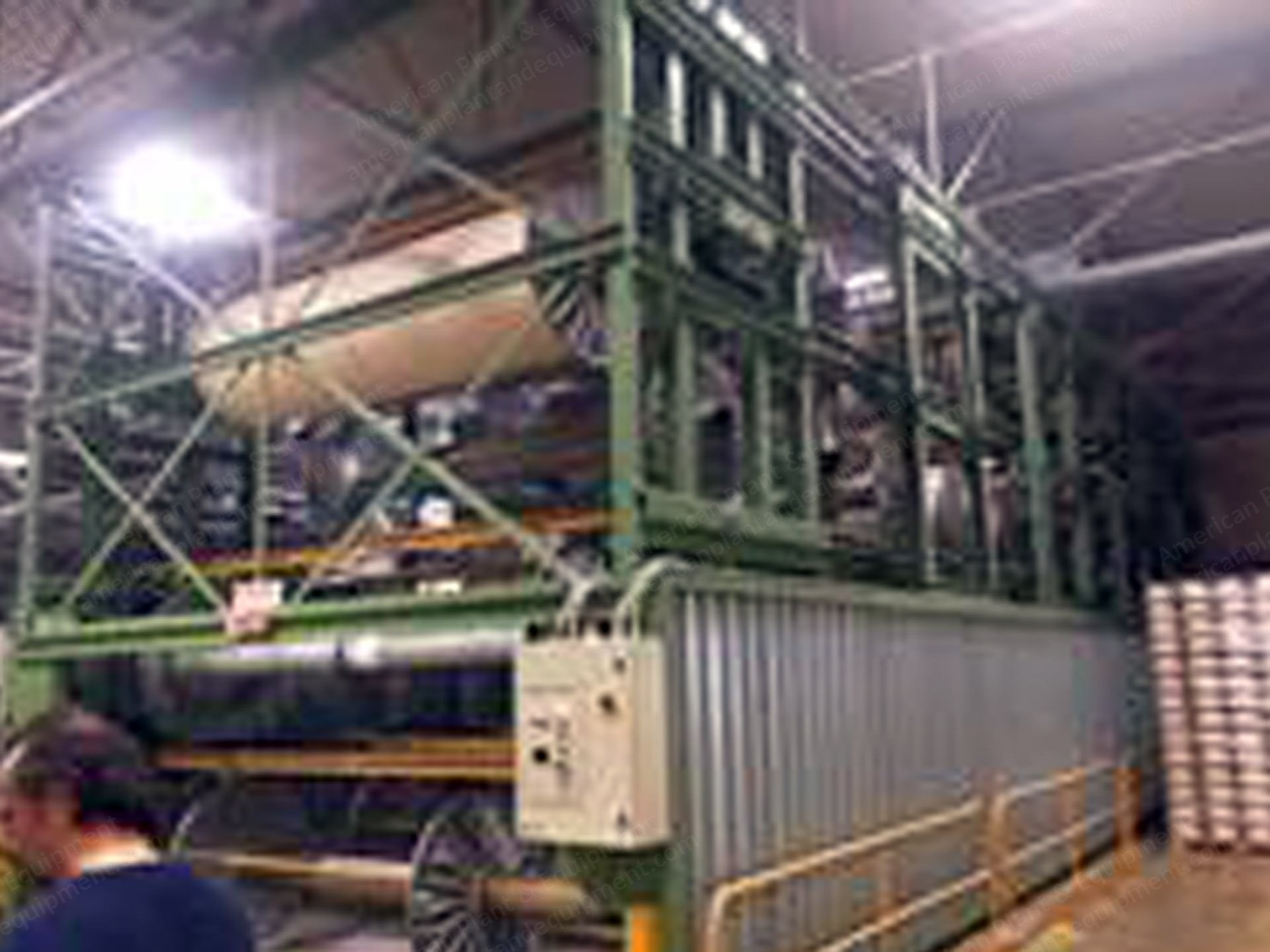 Giovanelli, Paternoster Creel, 2005, 36 Warp Beams, 1100mm Diameter, 15600x4850x5460mm
