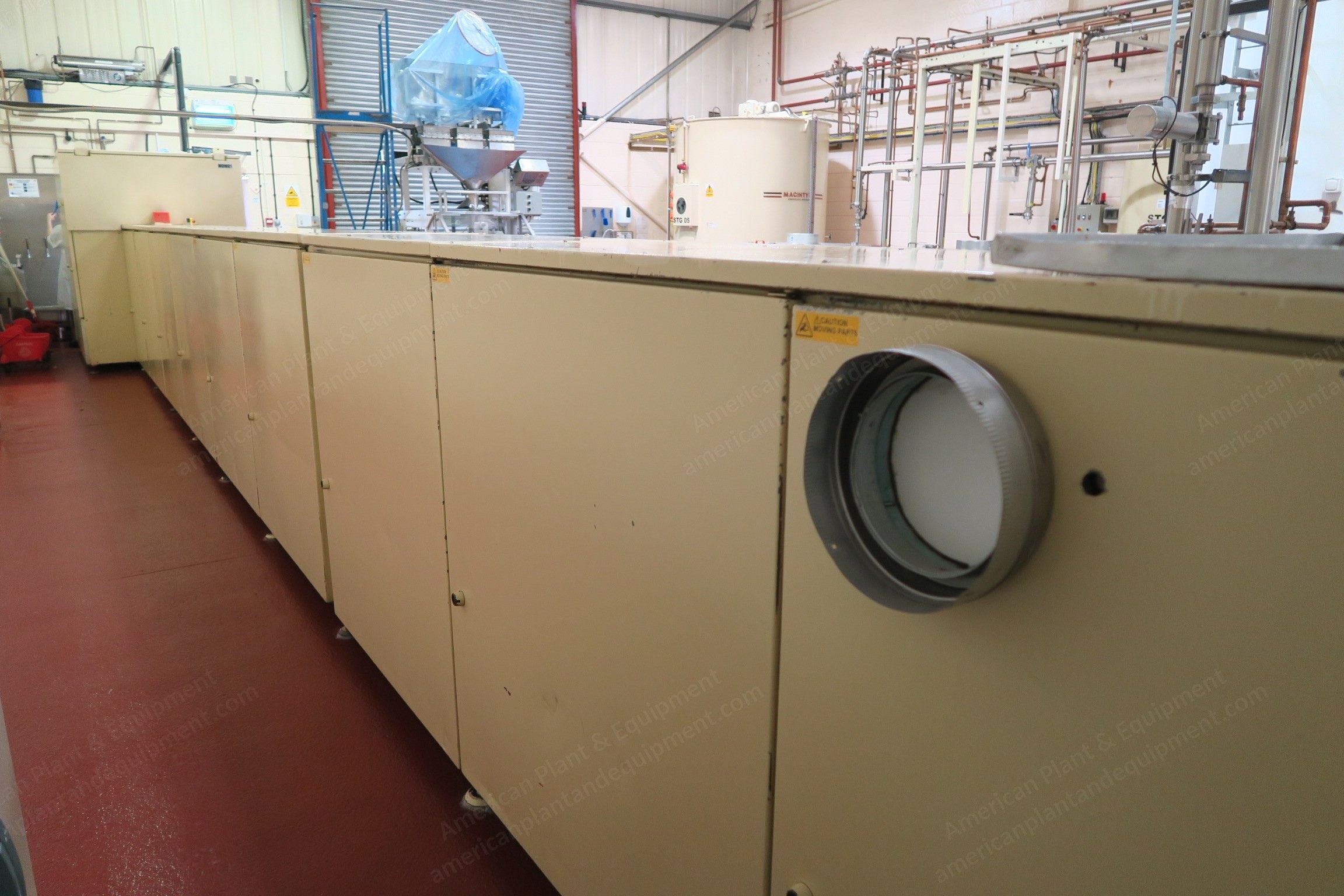 Low & Duff Chocolate One-Shot Moulding Line, 300x225mm Moulds, 20 Moulds/min, 17.5m Long