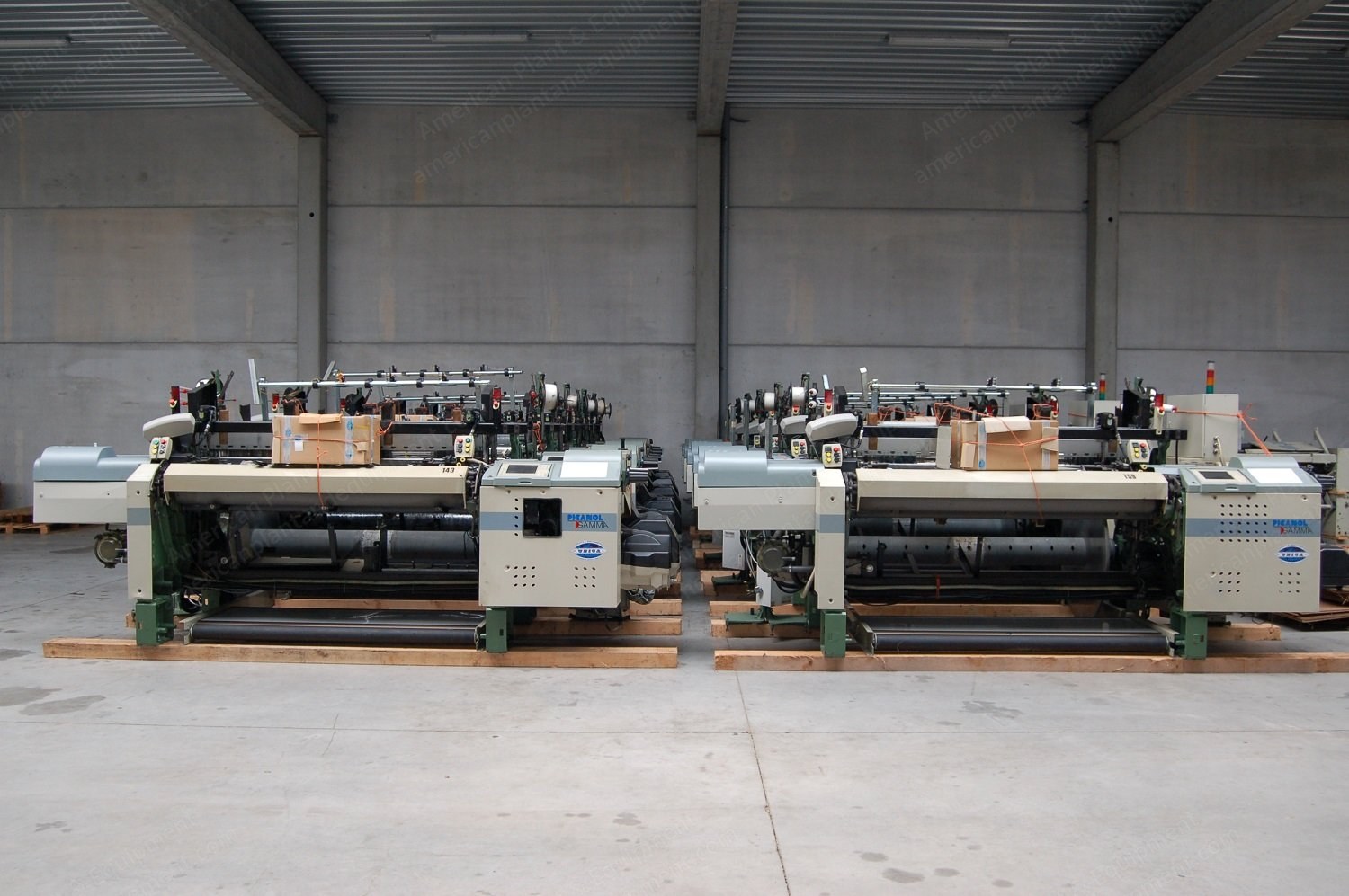 Picanol, Gamma, 2000-2002, 1900mm Working Width, Rapier Looms, Cam and Dobby