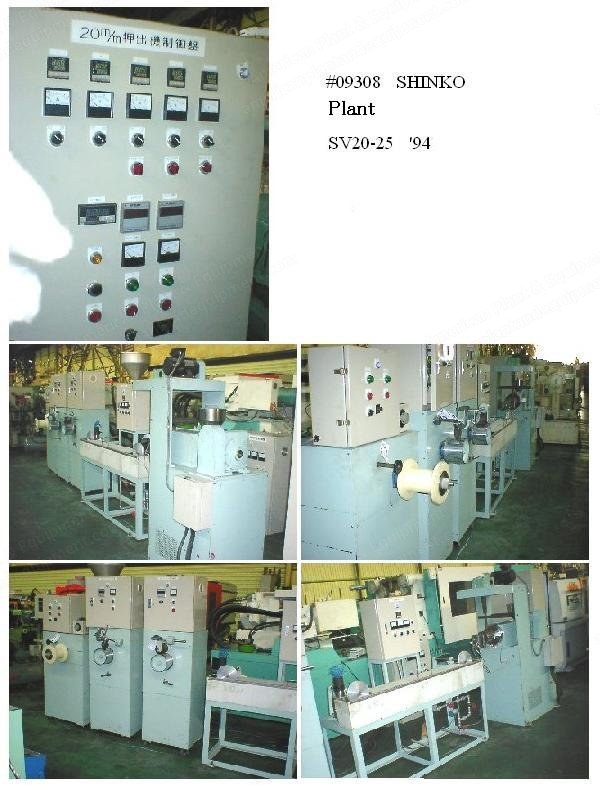 Shinko, SV20-25 20, 1994, Monofilament Test Line, 20mm Screw, 1.5kW Motor