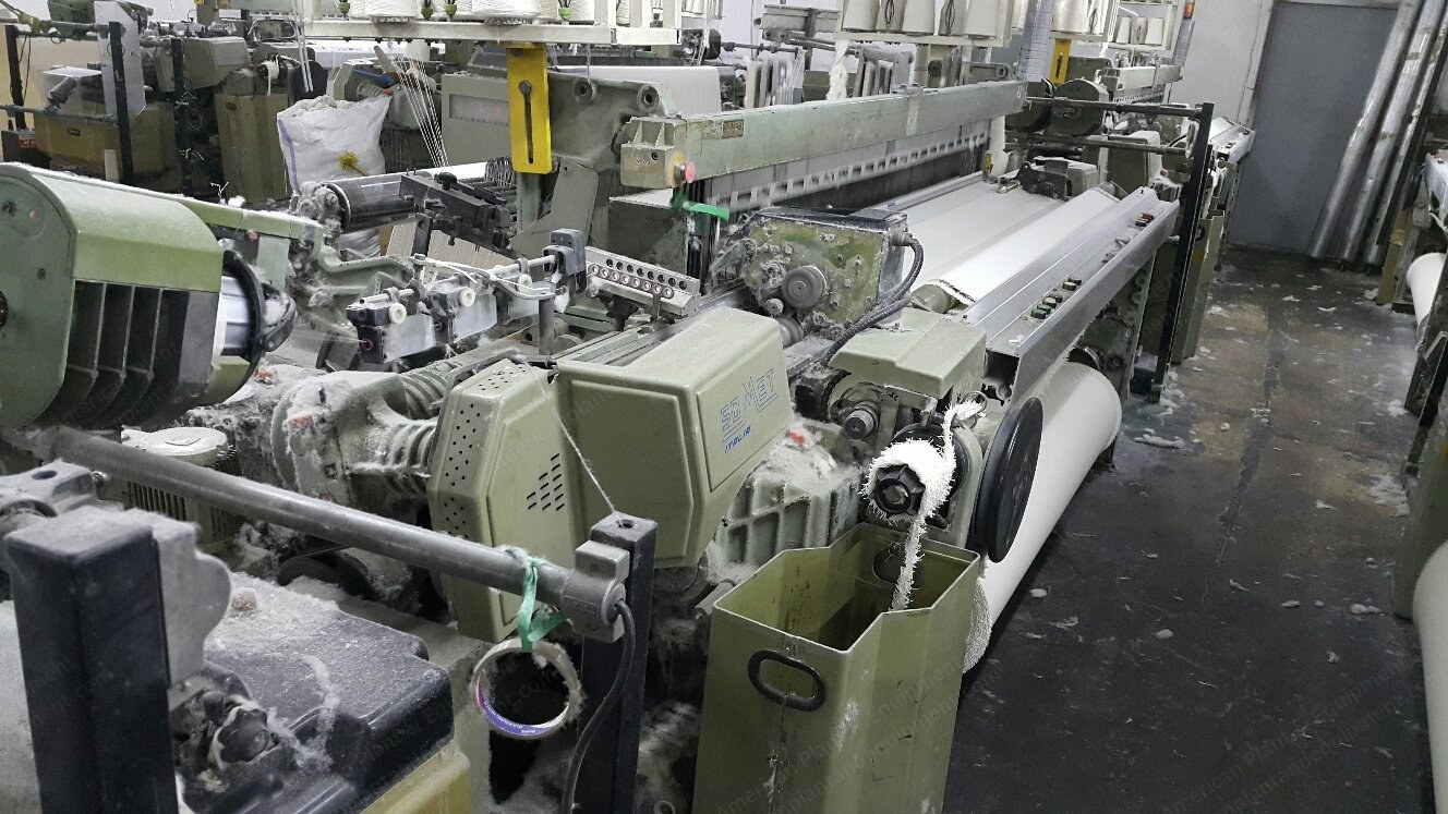 Somet, SM93, 1991, Rapier Loom, Width 1900mm, Staubli Mechanical Dobby 2232RS