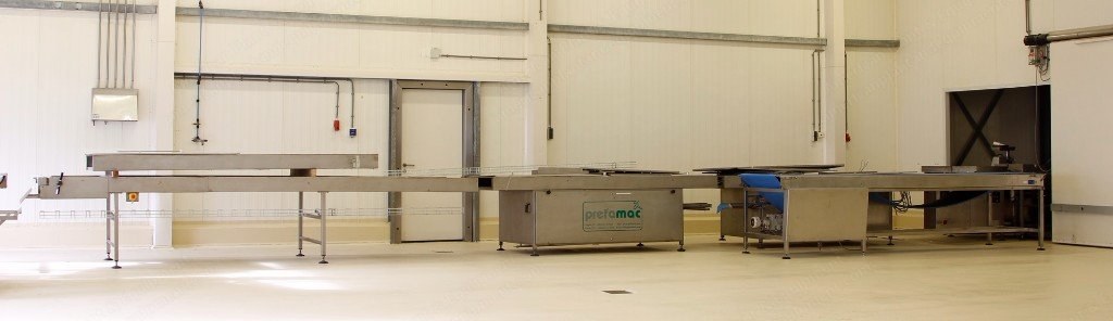 Van der Pol, Den Boer, 1991, Steel Belt Oven, Width 800mm, Length 38m, 66 Gas Burners
