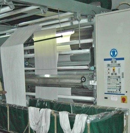 Mario Crosta, MC 20/24 GG, 1992, Double Drum Raising Machine, Width 2400mm, 24+24 Rollers