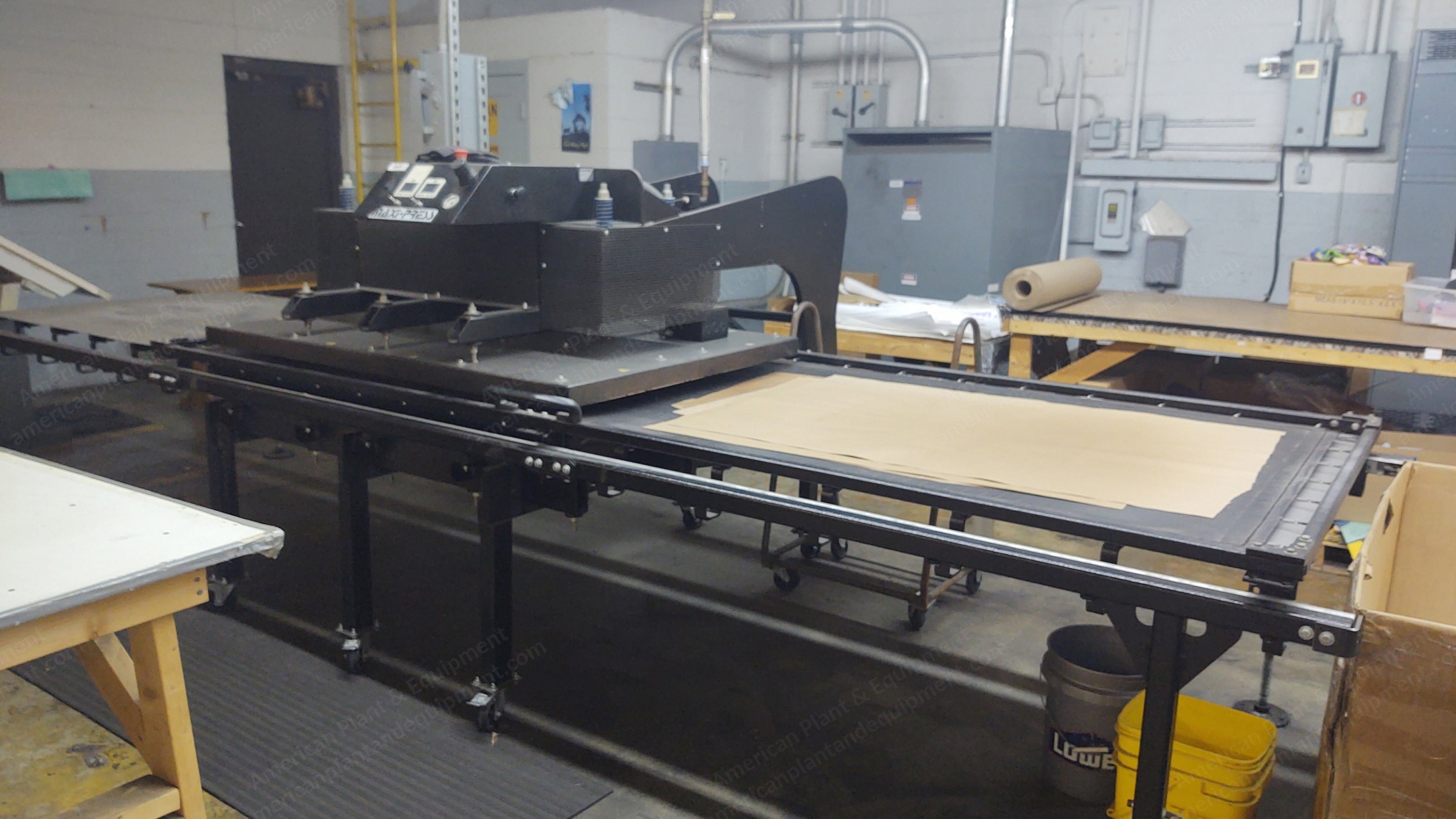 Geo Knight, Maxi-4464AW, Large Format Heat Press, Dual Feeding Tables, Pneumatic, 44x64 inch, 220V