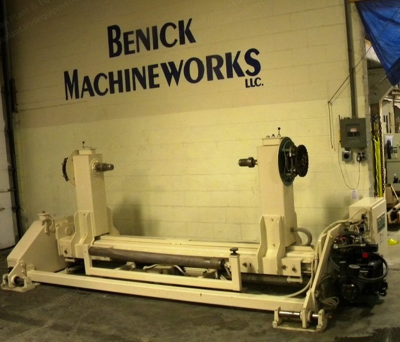 Webco, Shaftless Pick Up From The Floor Unwind Stand, 62" Maximum Width, 60" Maximum Diameter, 5000 lbs Capacity