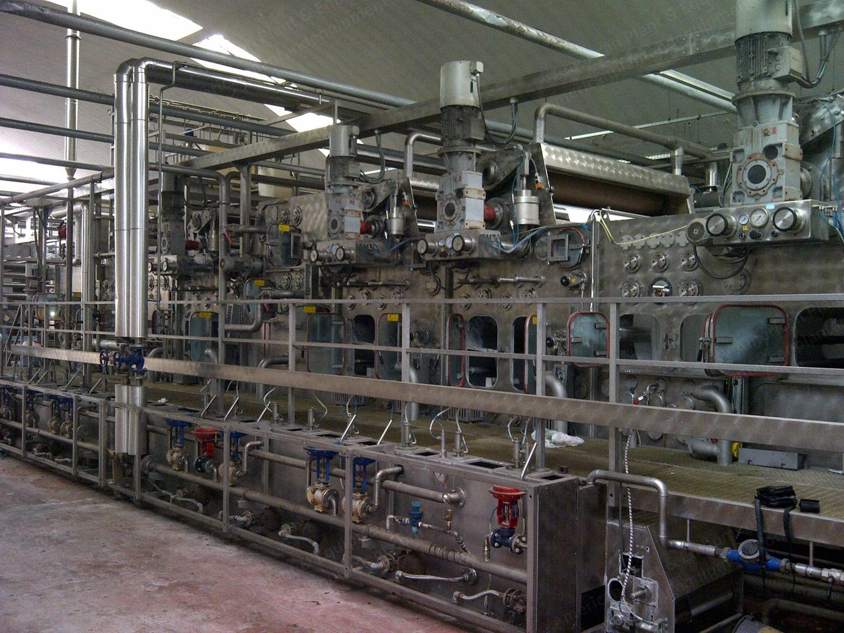 Cimi, Lavableach Tav.2200, 2003, 2200mm Working Width, Fabric Washing Line, with Automatic Chemical Kitchen