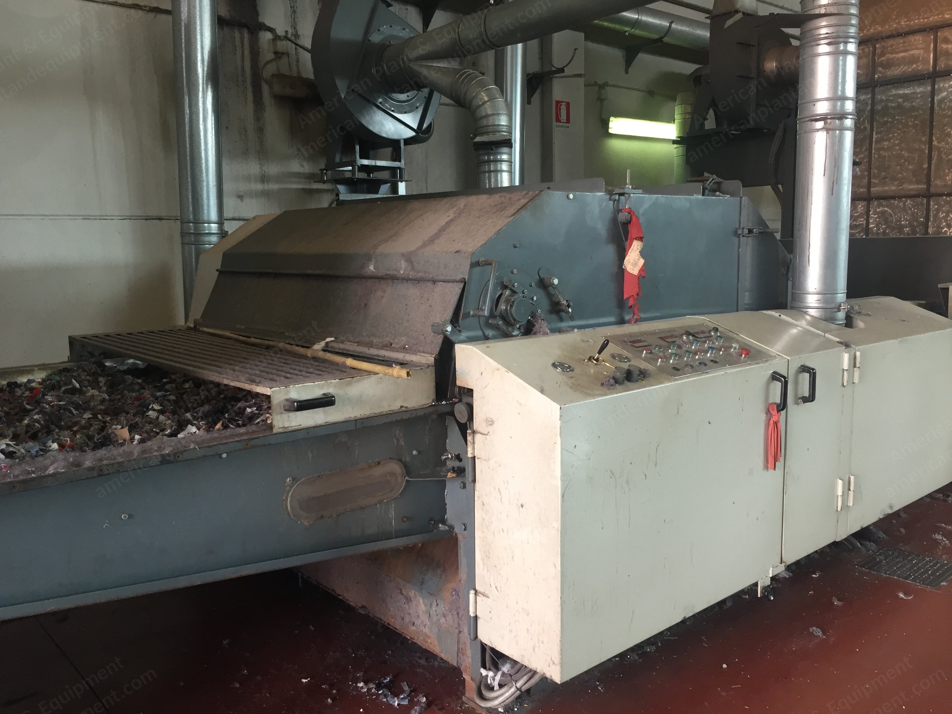 Italiana Rigenerazione, Tearing Plant, 6 Drum, 2000mm Width, with Baling Press
