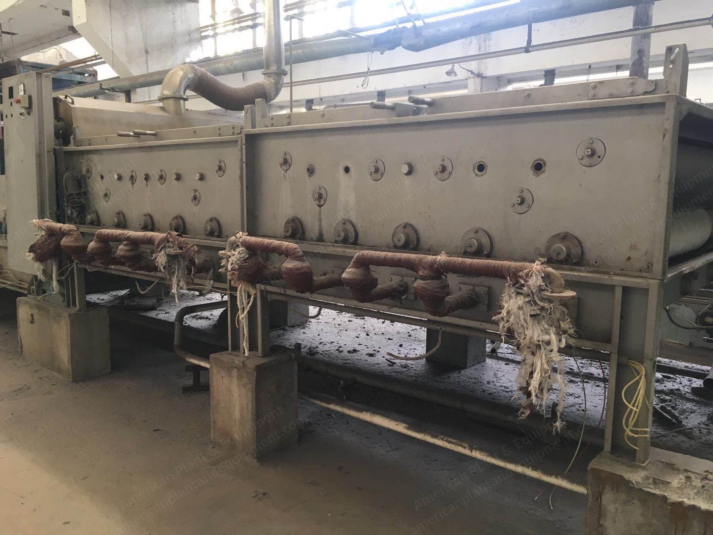 Benninger Mercerizing Machine, 2003, 2000mm Working Width, Chainless, 10 Cylinder Dryers