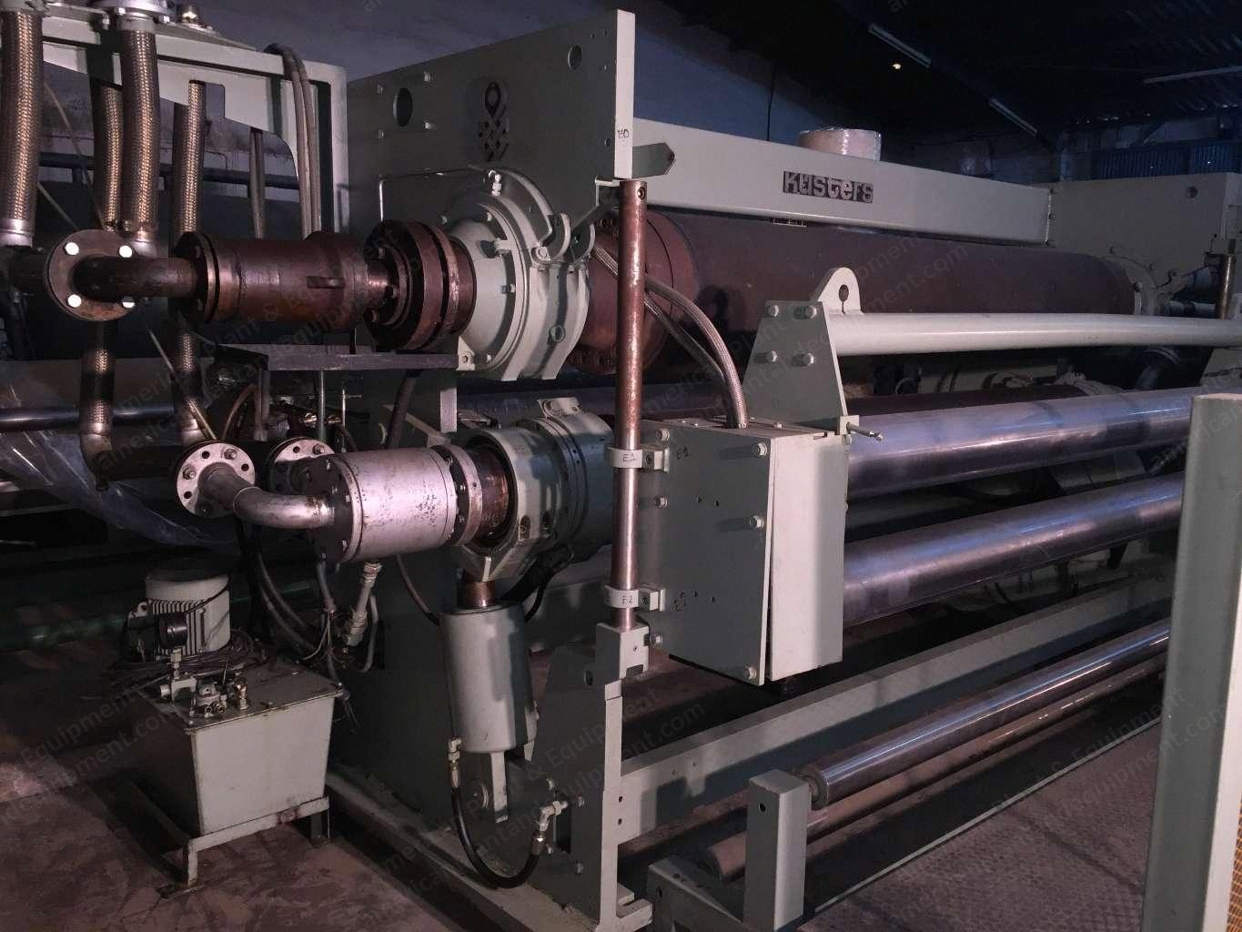 Kusters, 412.40, 1994, Thermo-Bonding Calender, 2700mm Roller Width, 2 Bowls, 40 TN Pressure