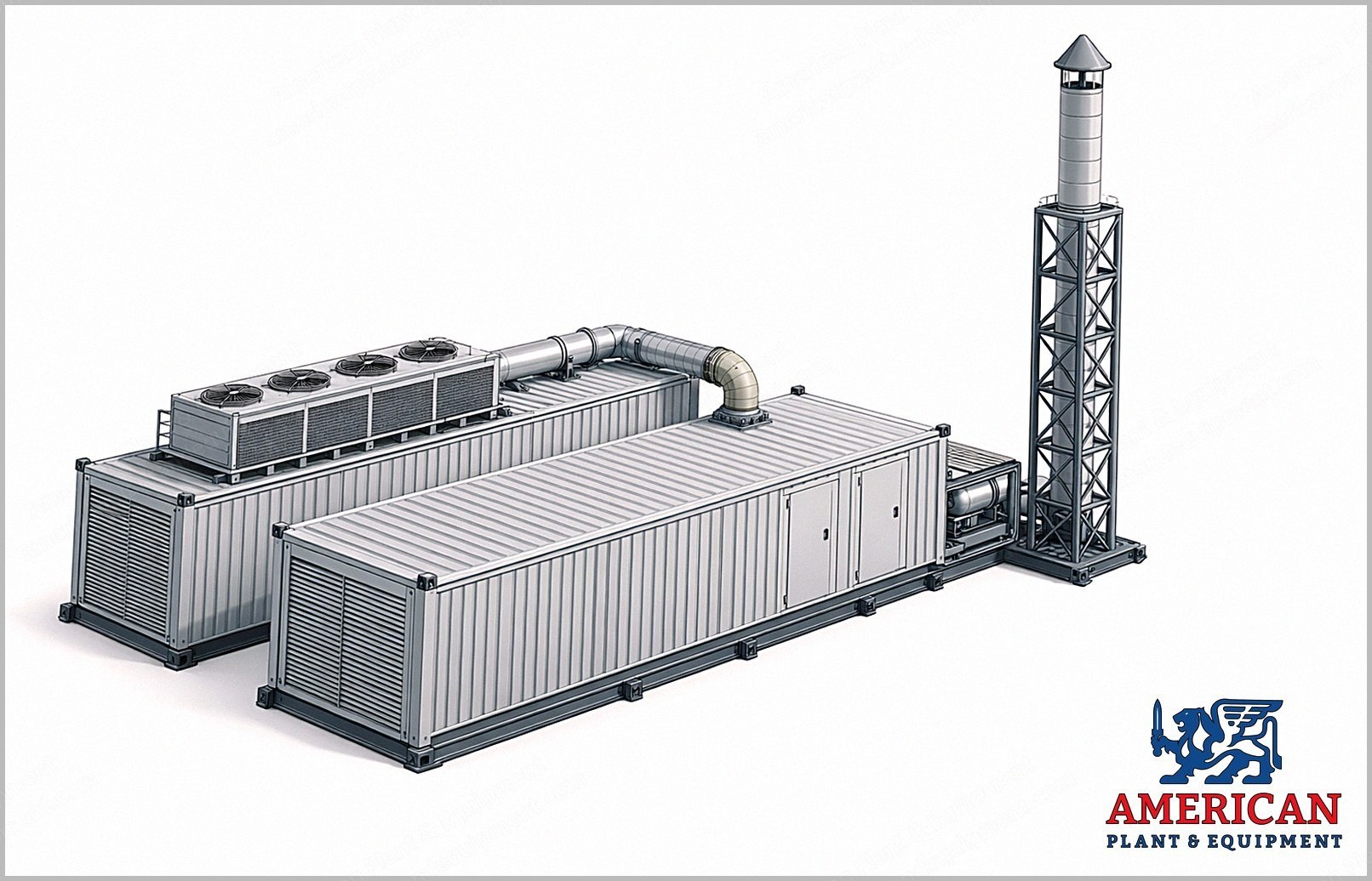 Jenbacher, JGS 616, Containerized Cogeneration (CHP) Plant, 2,681 kW, 50 Hz
