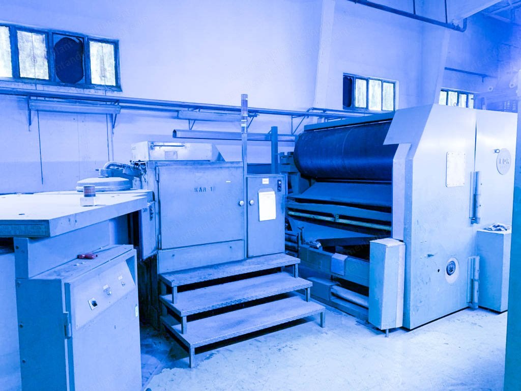F.O.R. Double Doffer Card, 1976, 2500mm Working Width, 2 Swift Rolls
