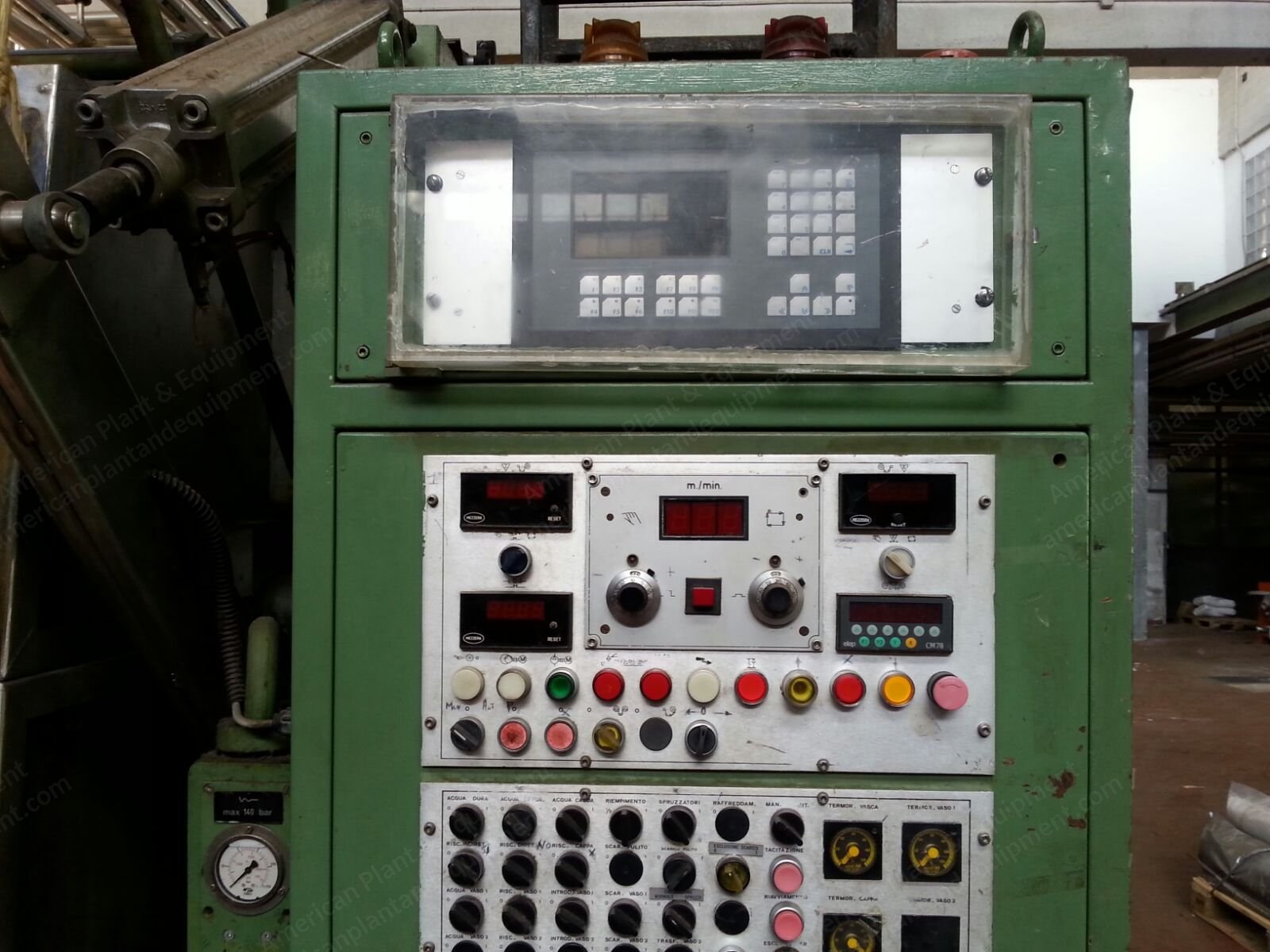Mezzera, 1992, 3600mm Working Width, 1300mm Diameter, Hydraulic Jigger