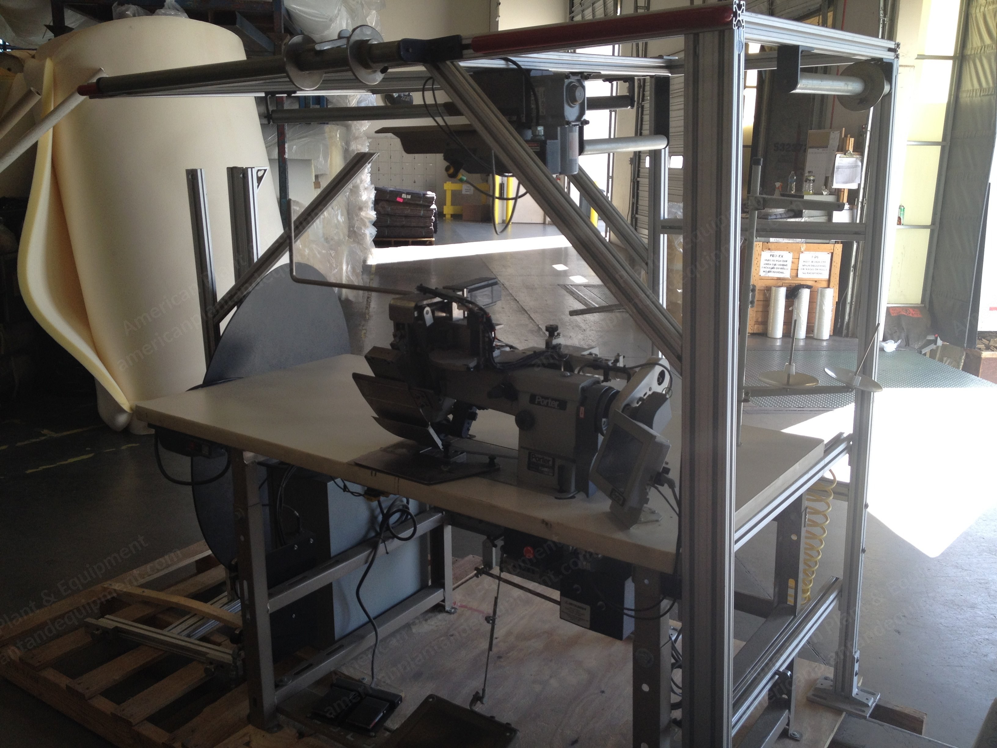 Porter, GTP1000, Ruffler Machine