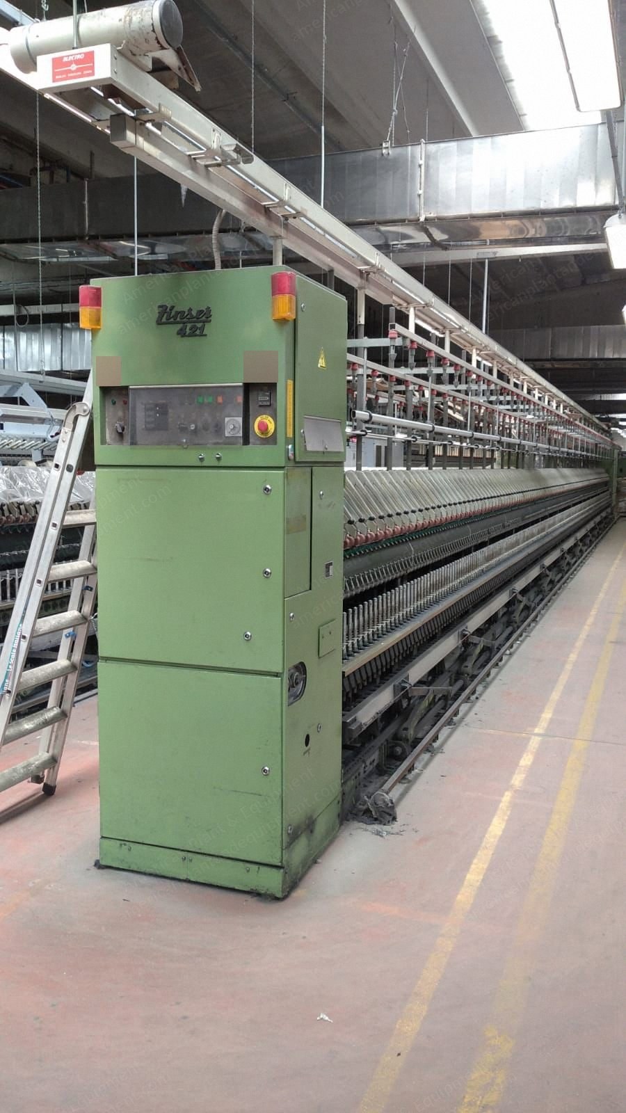 Zinser, 421E, 1992, 580 Spindles, 51mm Ring Diameter, 82.5mm Gauge, PK1601 Drafting