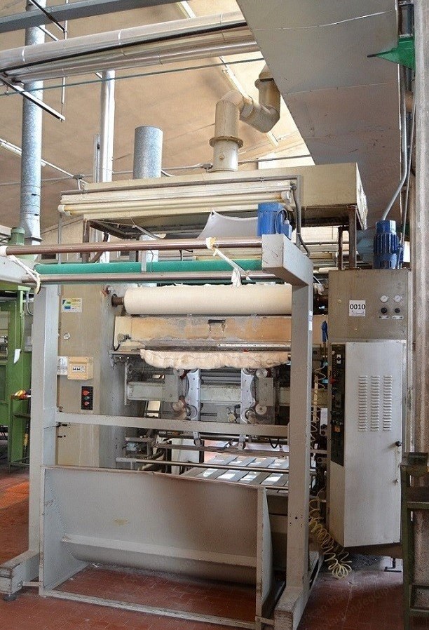 Ferraro, C2/IFV, 1991, Calender for Knits, High Entrance with J-Scray, Magnetic Spreaders, 2 Cylinders