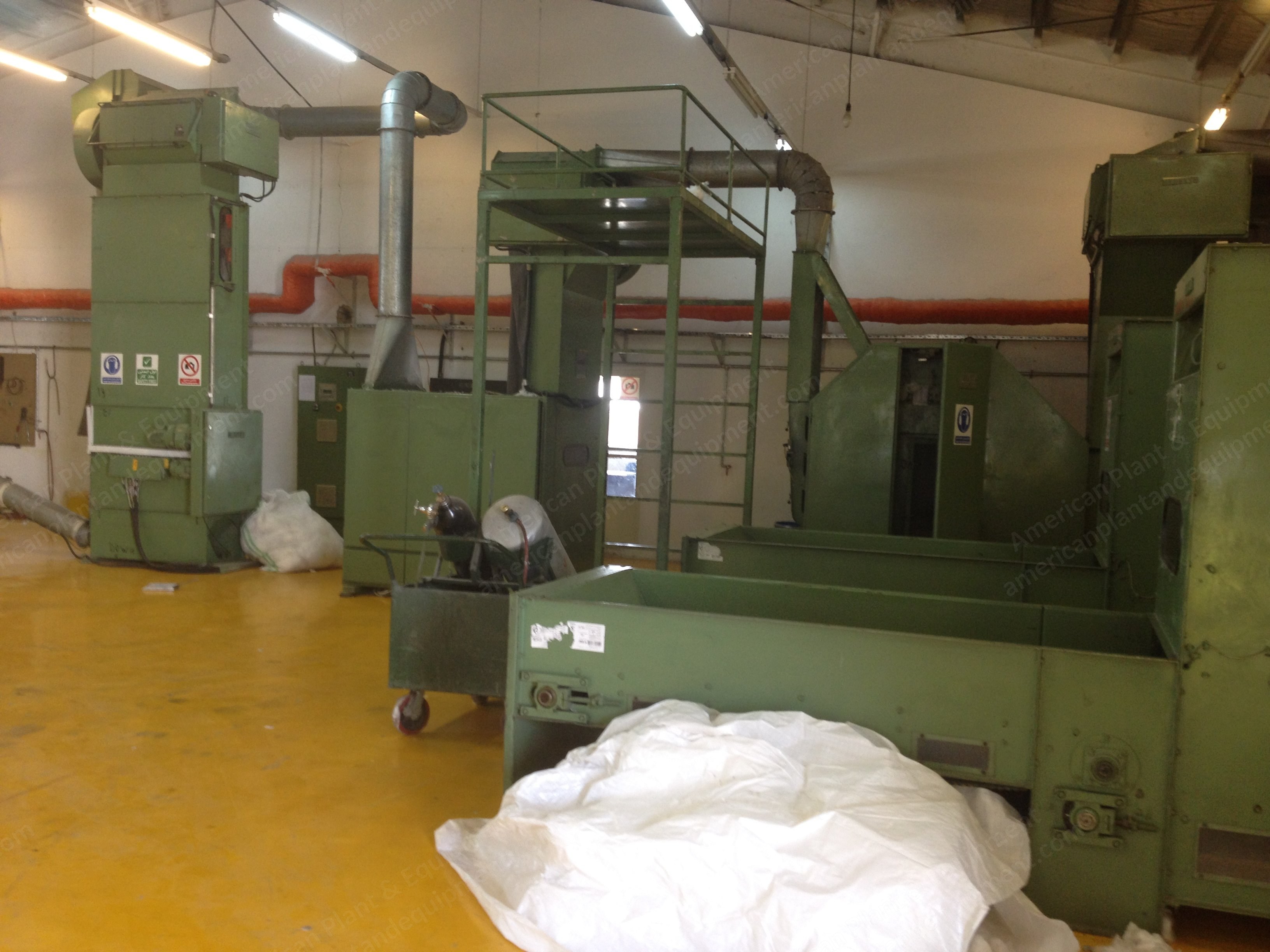 Thermobonding Line, 2500mm, 1988, 100 to 160 kg/hr
