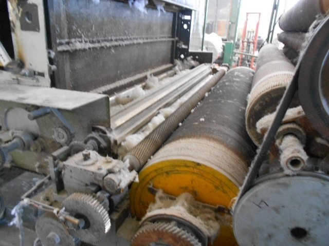 F.O.R. Carding Machine, 2500mm Working Width, Single Doffer, 200 kg/hr Capacity