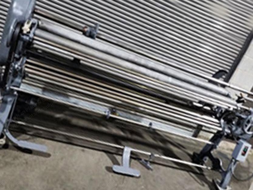 Utica, Fabric Roll Slitter, 93" Overall Shaft, 72" Rewinder, 220V