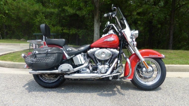 Harley-Davidson, Heritage Softail Classic, 2010, 1584cc, Scarlet Red, 34466 Miles