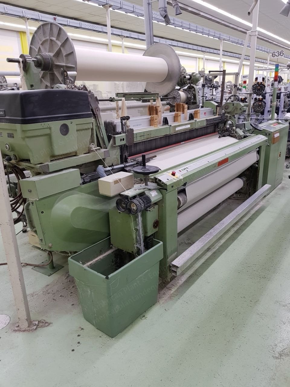 Sulzer, G6100, 1990, Rapier Loom, Working Width 1900mm, Staubli Electronic Dobby 2660, 4 Colors, 24 Shafts