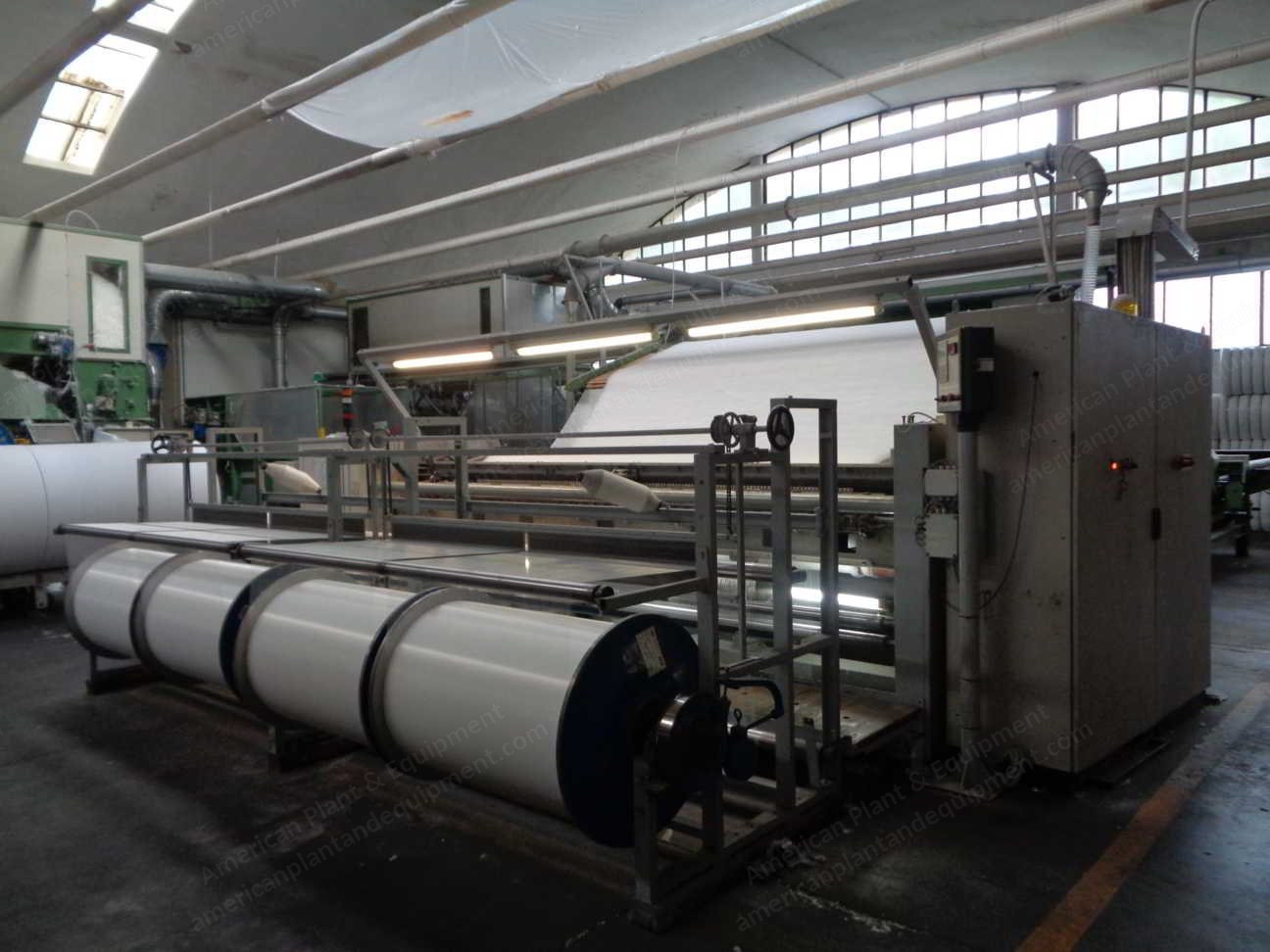 Malimo, Maliwatt 14010, 1980, Nonwoven Plant, 2200mm F.O.R. Card, 4200mm Cormatex Cross Lapper, 3700mm Working Width