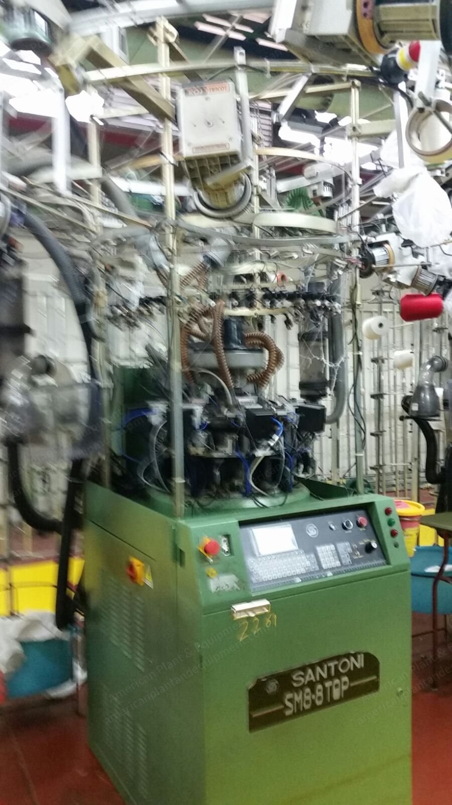 Santoni Sock Machines, 1999 to 2000, Gauge 28, Cylinder 11 to 15 Inches, 48 Units