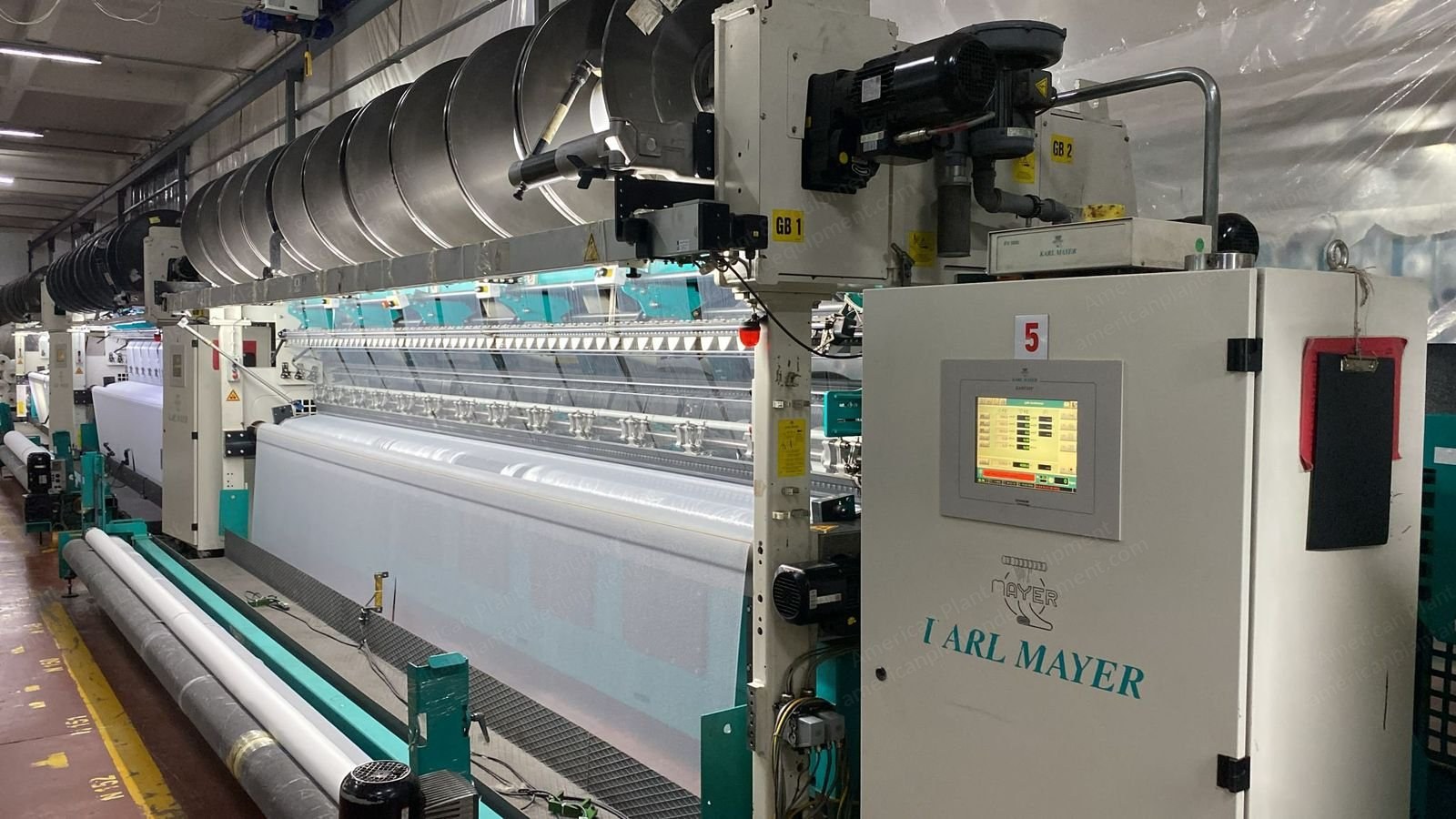 Karl Mayer, HKS3M, 2013/2014, Warp Knitting Machines, 218" Width, E28 Gauge