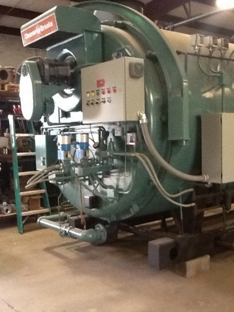 Cleaver Brooks, 300 HP, 1986, Natural Gas, #2 Oil Boiler