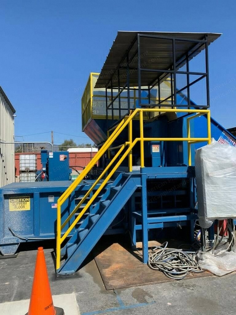 Marathon, TR-10-100A Nexgen, Horizontal Baler, 100HP Motor, 3-Phase, with 25ft x 6ft Conveyor Belt