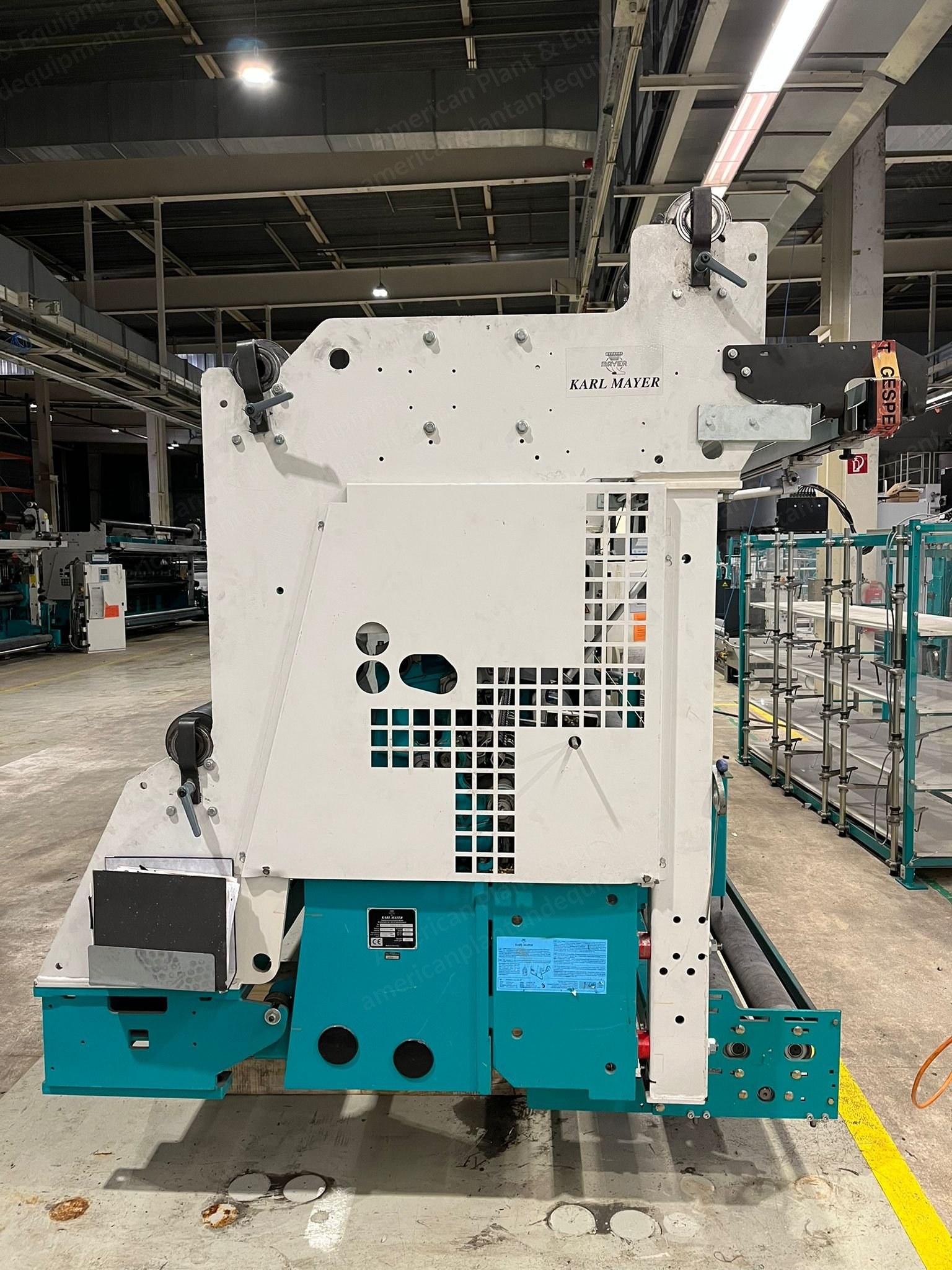 Karl Mayer, HKS-3MP, 2004, 186" Width, 28-E Gauge, Warp Knitting Machine