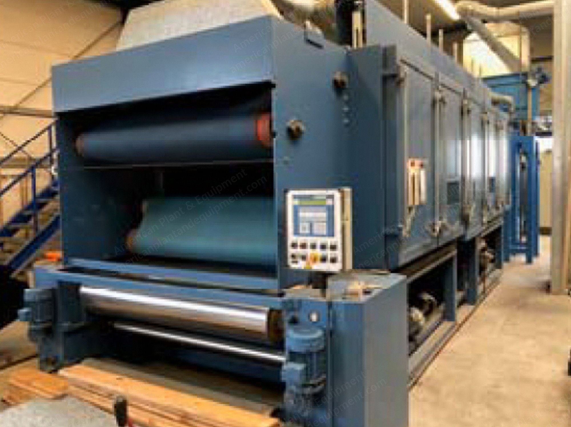 Santex, Screen Belt Dryer, 1996, 1400mm Working Width, 2 Gas Heating Zones