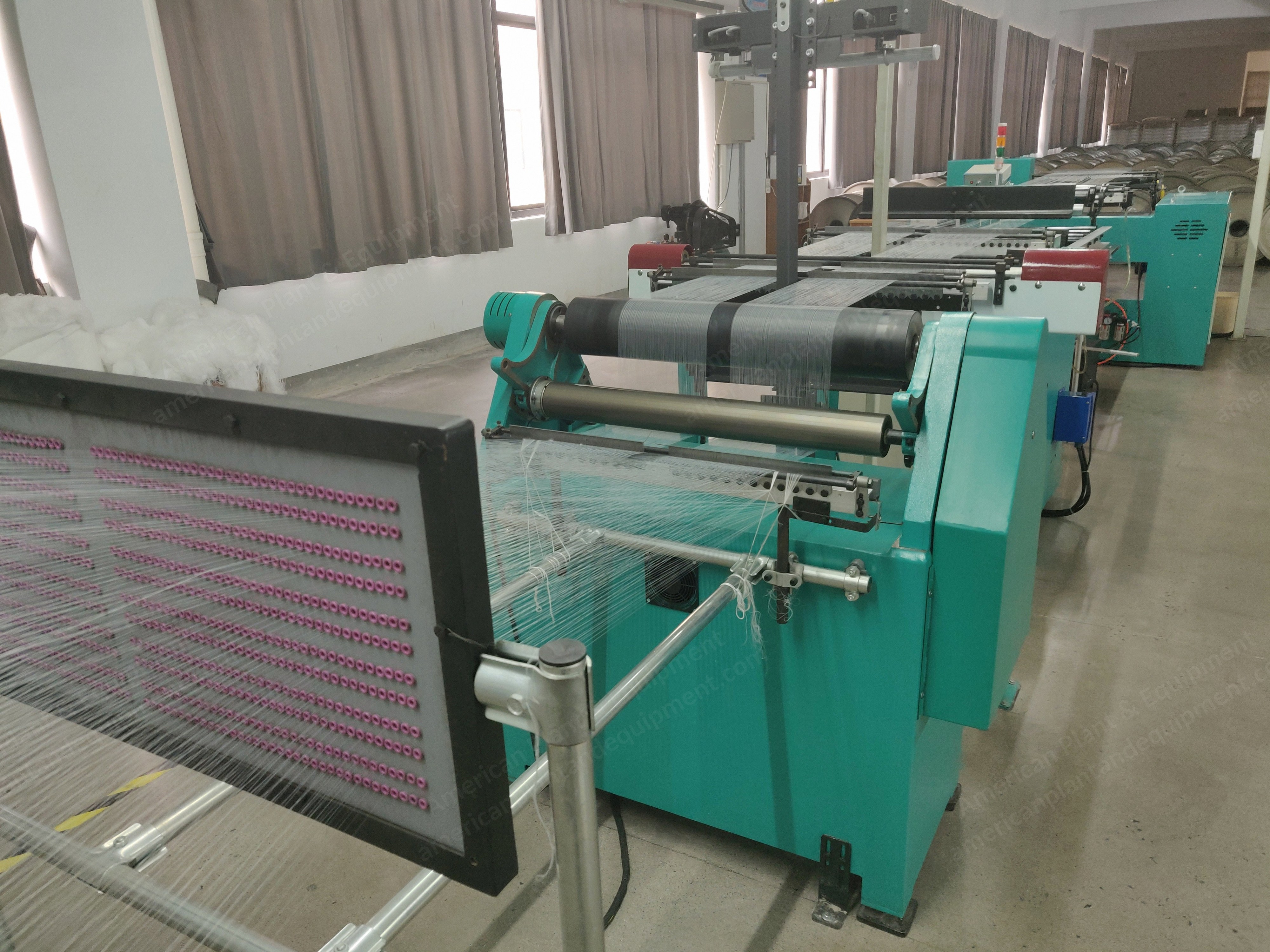 NovaStar, Warping Machine, 21x21 and 21x30 Beams, 800m/min, 720 Cones Creel