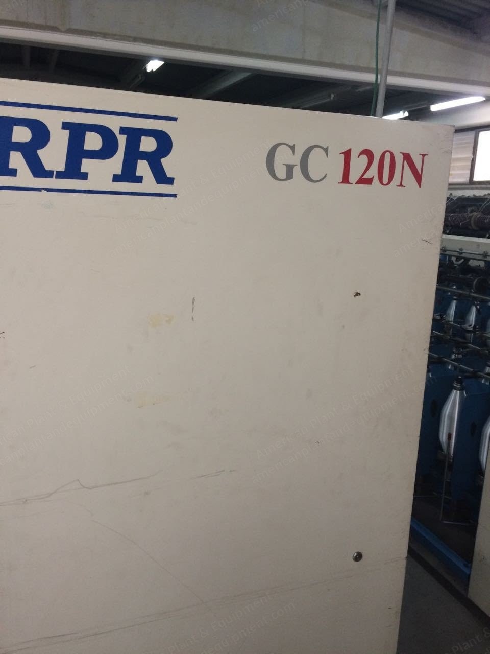 RPR, GC120-N, Two-for-One Twisting Machine, 120 Spindles, One Layer